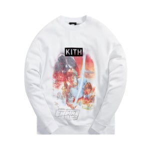 Толстовка Kith For Star Wars Empire Crewneck 'White', белый