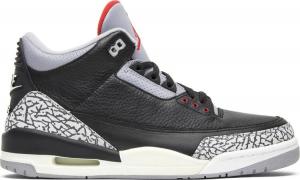 Air jordan 3 black cement 2001 store