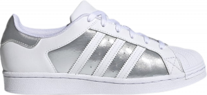Adidas superstar white metallic silver white 2025