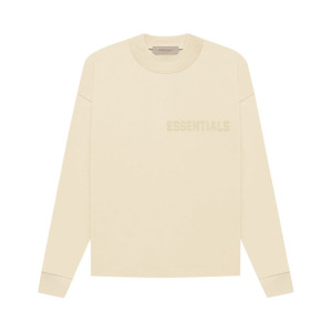 Лонгслив Fear of God Essentials Long-Sleeve Tee 'Eggshell', белый