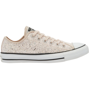 Кроссовки Converse Wmns Chuck Taylor All Star Low Glitter Shine - Cream, кремовый