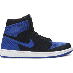 Кроссовки Air Jordan 1 Retro High OG Flyknit GS Royal, черный