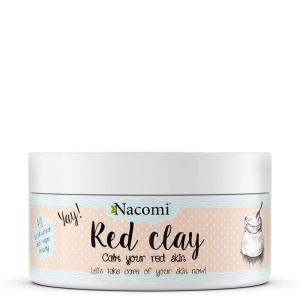 Nacomi Red Clay красная осветляющая глина 100г