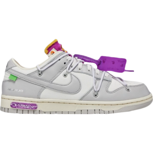 Кроссовки Nike Off-White x Dunk Low 'Lot 03 of 50', белый