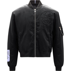 Куртка MCQ Athena Bomber 'Darkest Black', черный