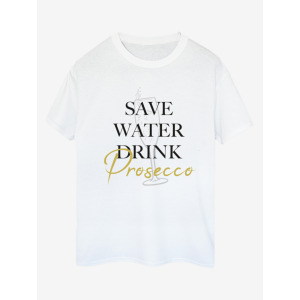 NW2 Save Water Drink Prosecco AdultSlogan Белая футболка George., белый