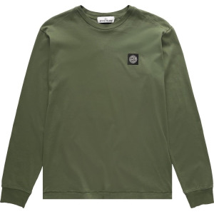 Футболка Stone Island Long-Sleeve T-Shirt 'Olive', зеленый