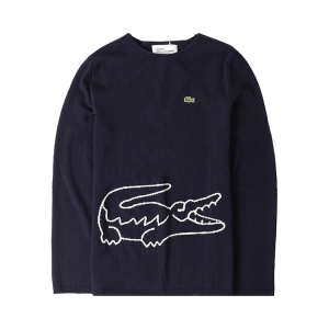 Свитер Comme Des Garçons SHIRT Comme des Garçons SHIRT x Lacoste 'Navy Blue', синий