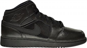 Air Jordan 1 Retro Mid GS Triple Black