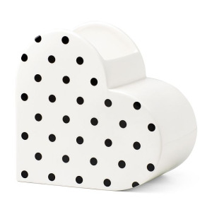 Кейт Спейд Нью-Йорк Ваза On The Dot Heart kate spade new york, белый