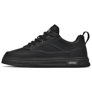 Кроссовки Jeep Skateboarding Shoes Men Low-top, черный