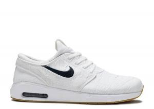 All white janoski air max sales