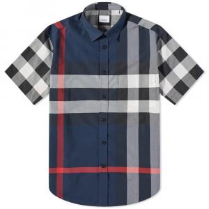 Burberry Short Sleeve Somerton Large Check Shirt CDEK.Shopping