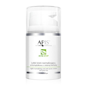 APIS Акне-Стоп легкий нормализующий крем против угревой сыпи с зеленым чаем 50мл