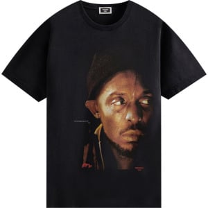 Футболка Kith For The Wire Omar Vintage Tee 'Black', черный