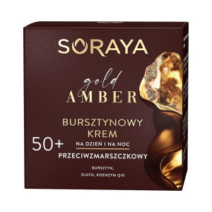 Soraya Gold Amber 50+ янтарный дневной и ночной крем против морщин 50мл