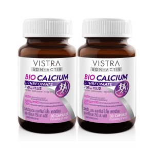 Кальций Vistra Bio Calcium L-threonate, 2 упаковки, 30 таблеток