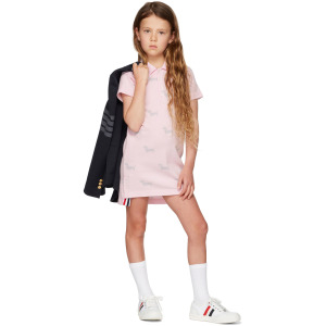 Детское розовое платье Hector Thom Browne