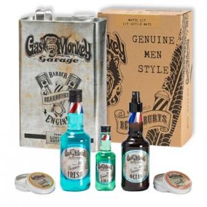 ‎By Carobels Beardburys Набор для бороды и волос ограниченной серии Beardburys & Gas Monkey с эксклюзивной баночкой для матовой прически Gas Monkey & Beardburys