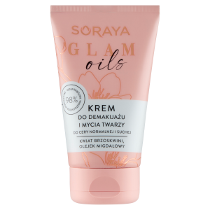 Soraya Glam Oils крем для снятия макияжа и умывания, 125 мл