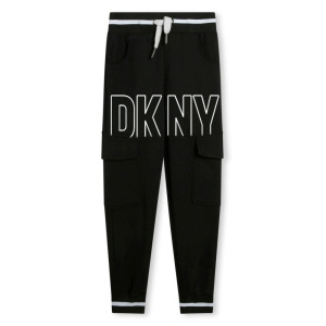 DKNY спортивные брюки с вышитым логотипом, черный