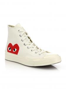 Commes des garcons converse play discount