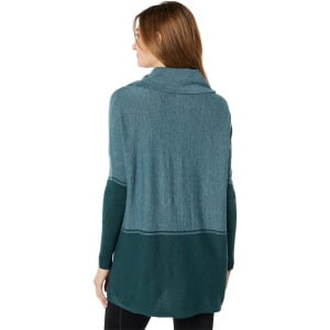 Свитер Smartwool Edgewood Poncho Sweater, цвет Mist Blue/Twilight Blue Marl