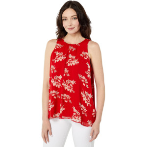 Блуза Vince Camuto Sleeveless Graceful Wildflower Blouse, цвет Coral Sunset