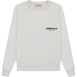 Толстовка Fear of God Essentials Crewneck 'Light Oatmeal', серый