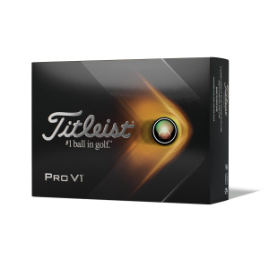 Мячи для гольфа Pro V1 12 штук белые TITLEIST, белый