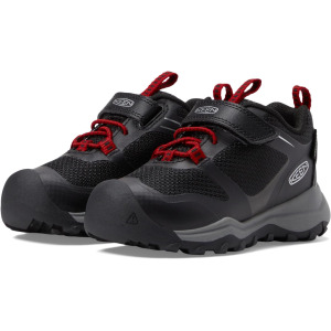 Походная обувь водонепроницаемая Wanduro Low Waterproof KEEN, цвет Black/Ribbon Red