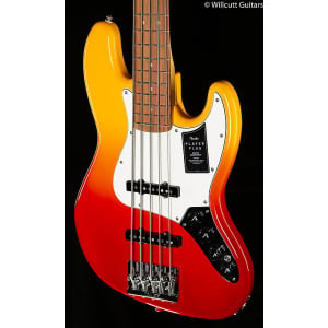 Fender Player Plus Jazz Bass V, гриф Pau Ferro, бас-гитара Tequila Sunrise (380)