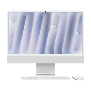 Моноблок Apple iMac 24'' М4 (2024), 10 CPU/10 GPU, 32 ГБ/512 ГБ, Standard glass, Silver, английская клавиатура