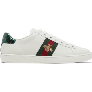 Кроссовки Gucci Wmns Ace Embroidered Bee, белый