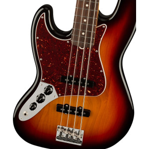 Fender American Professional II Jazz Bass, левая рука, накладка на гриф из палисандра, 3 цвета Sunburst American Professional II Jazz Bass Left-Hand