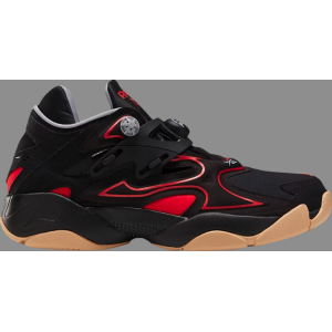 Кроссовки pump court 'black instinct red gum' Reebok, черный