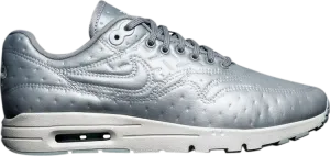 Nike air max 1 premium metallic silver top