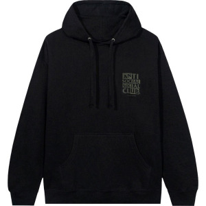 Худи Anti Social Social Club Muted Hoodie 'Black', черный