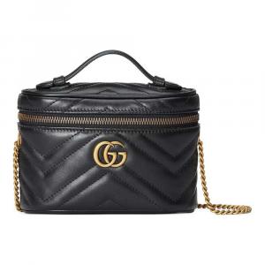 Gucci marmont mini best sale top handle bag