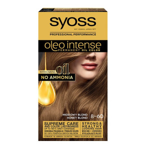 Syoss Стойкая краска для волос Oleo Intense с маслами 8-60 Медовый Блонд