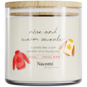 Nacomi Nice&Warm Sweater ароматическая свеча, 450 г