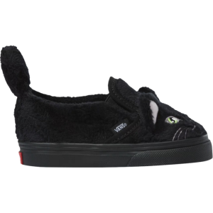 Кеды Vans Slip-On Velcro Toddler Cat, черный