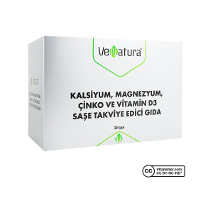 Витамины Venatura Кальций + Магний + Цинк + D3, 30 капсул