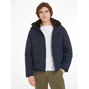 Стеганая куртка Tommy Hilfiger "ROCKIE UTILITY HOODED JACKET", с капюшоном, цвет Desert Sky