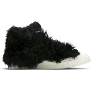 Кроссовки Converse AMBUSH x Chuck 70 High Fuzzy - Black Egret, черный