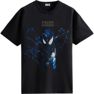 Футболка Kith For Spider-Man Black Suit Vintage Tee 'Black', черный