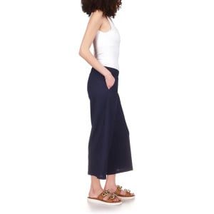 Брюки Michael Kors Cropped Pull-On Pants, цвет Midnight Blue