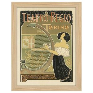 Рамка для фотографий LegendArte Poster Teatro Regio Torino цвет eiche dekor