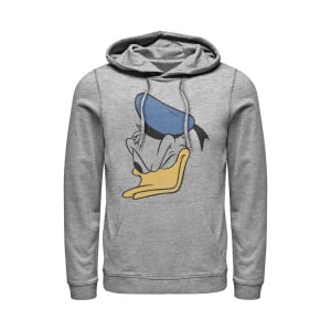 Толстовка с капюшоном DISNEY CLASSICS UNISEX DONALD FACE HOODIE Disney, цвет Mottled Light Grey