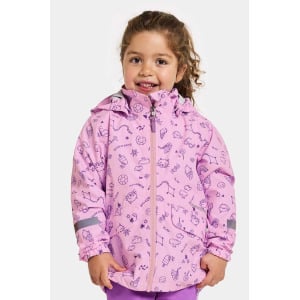 Дождевик Didriksons NORMA KIDS PR JKT 3, розовый